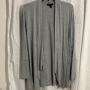 AB Studio Heather Gray Cardigan